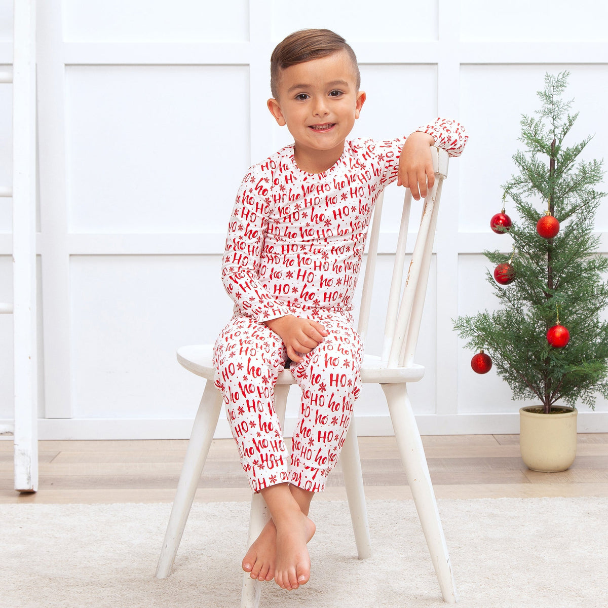 Tesa Babe Base Product Ho Ho Ho Kids Pajama Set - Youth