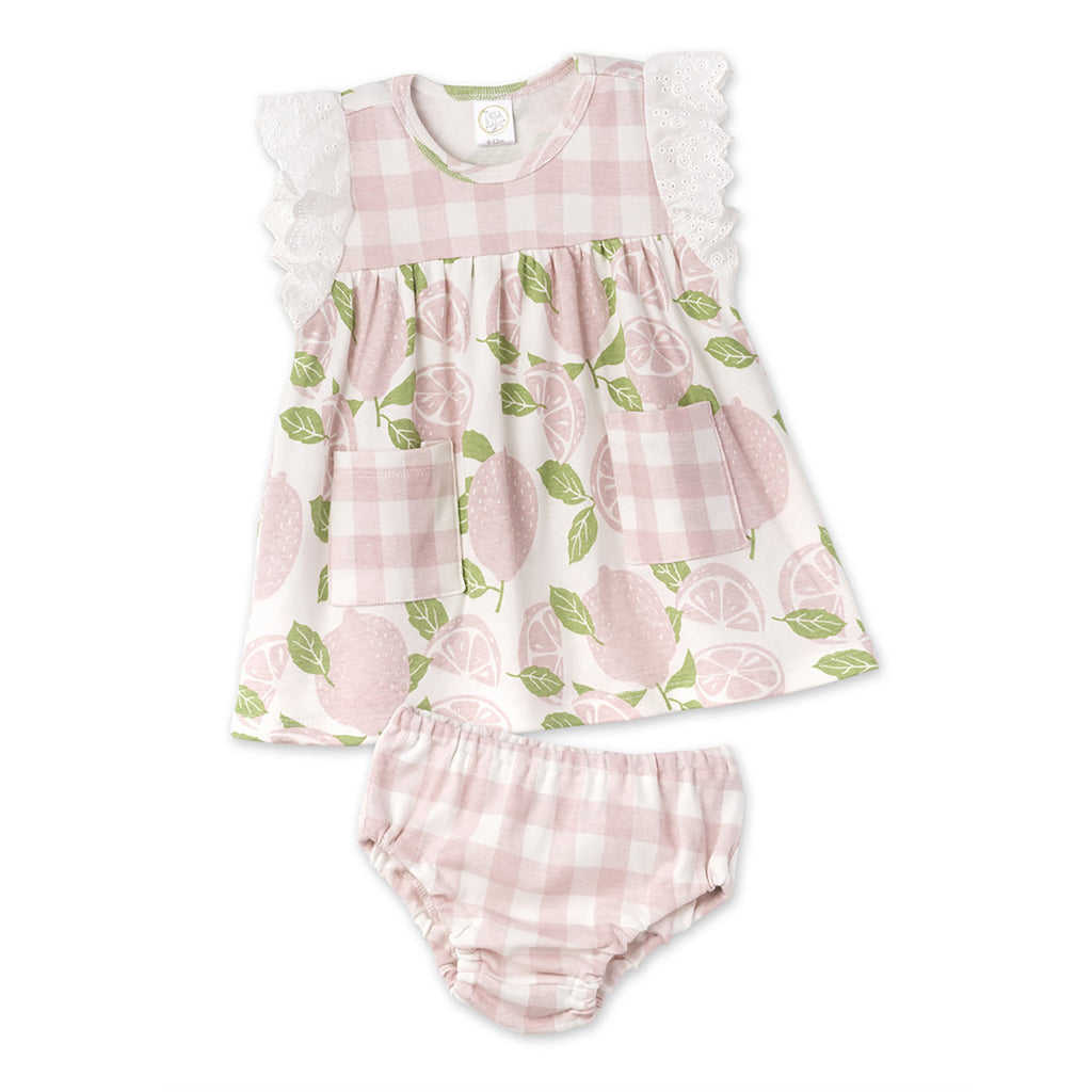 Tesa Babe Base Product 12-18M Pink Lemonade Dress Set (Toddler)