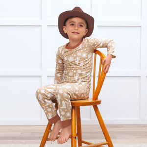 Tesa Babe Base Product Wild West/Beige Kids Pajama Set