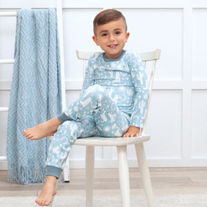 Tesa Babe Base Product Wild West/Blue Kids Pajama Set - Youth