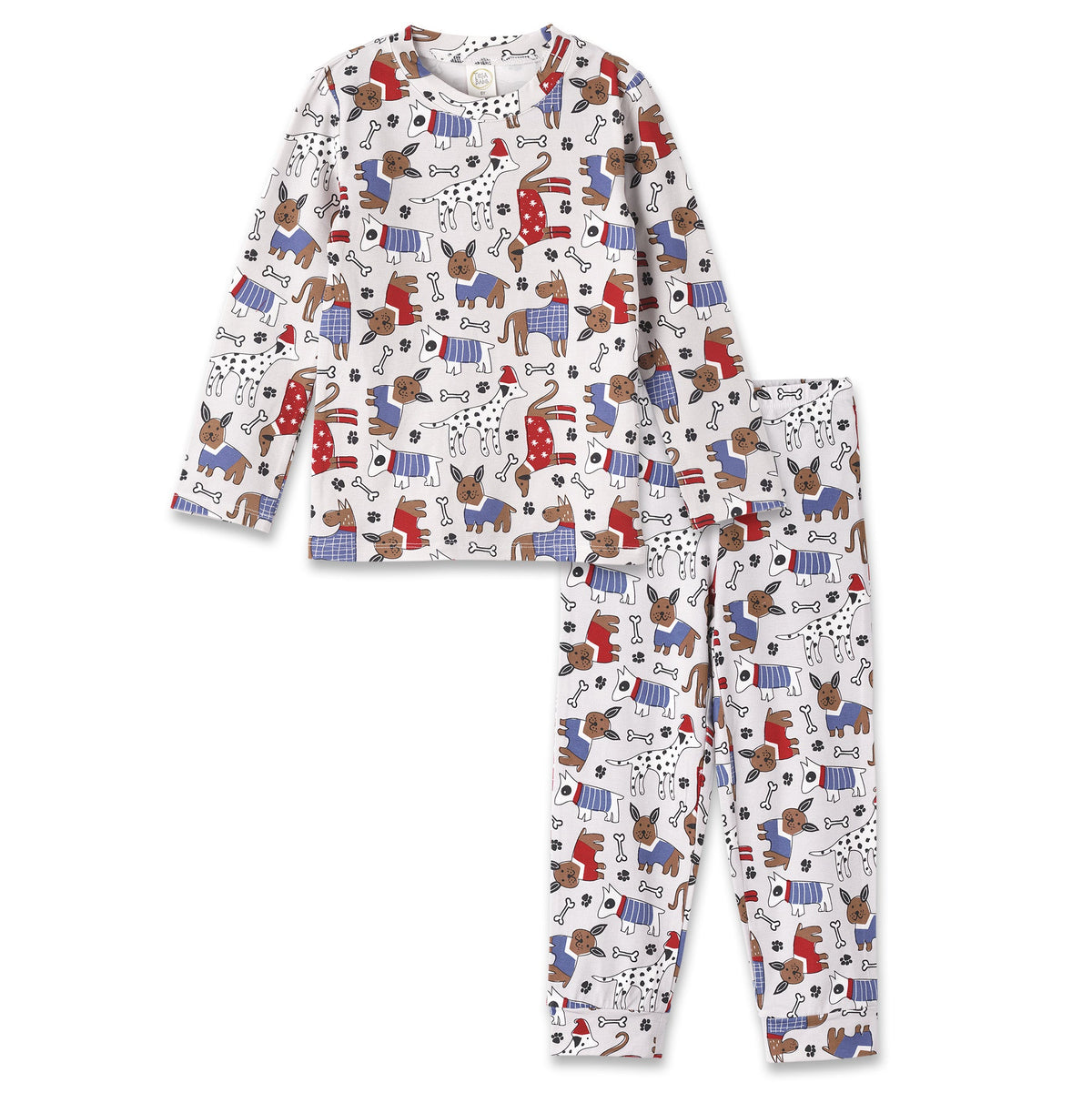 Tesa Babe Boy's Pajamas Sleep Set / 18-24M Pawsome Pals Bamboo Kids Pajama Set