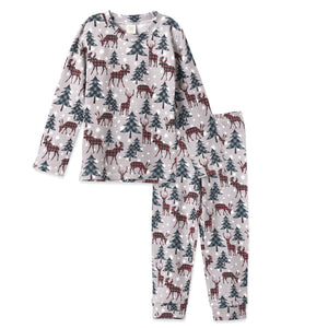 Tesa Babe Kid's Pajamas Sleep Set / 18-24M Nordic Pines Bamboo Pajama Set