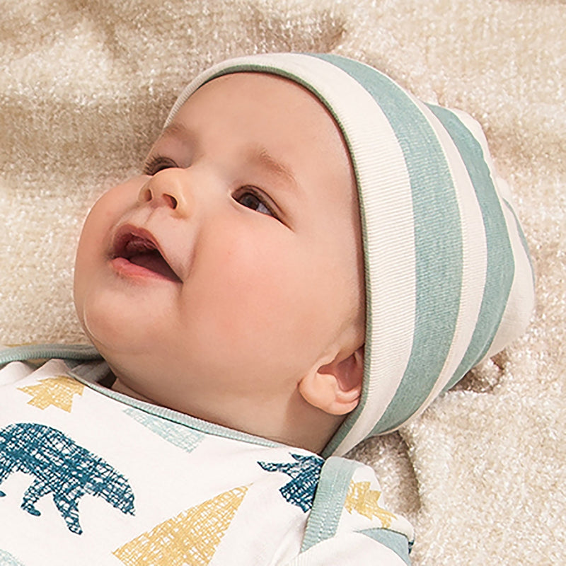 Tesa Babe Baby Accessories Baby Hat Aqua Stripes