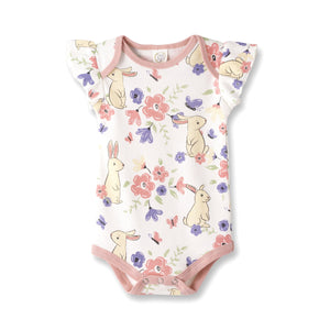 Tesa Babe Baby Bodysuits Easter Garden Bodysuit