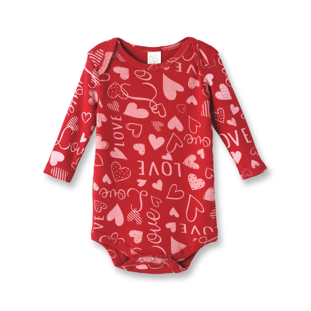 Tesa Babe Baby Bodysuits Bodysuit / 0-3 Months Hearts and Hugs Bodysuit