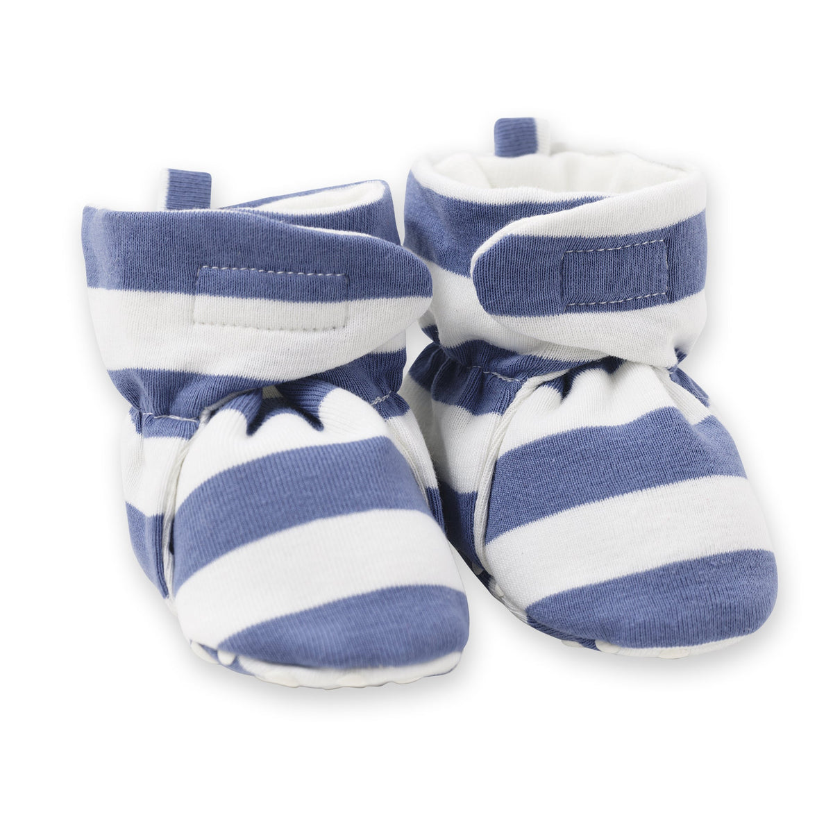 Tesa Babe Baby Booties Booties / NB-3 months Blue Stripe Baby Booties