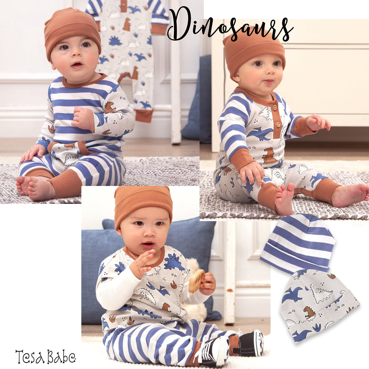 Tesa Babe Baby Boy Clothes Dinosaurs Boy T-Shirts & Pants