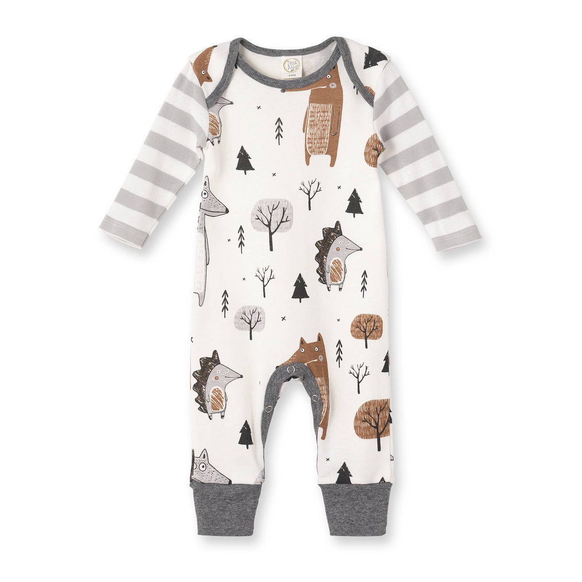 Tesa Babe Baby Boy Clothes Romper / NB Forest Critters Romper