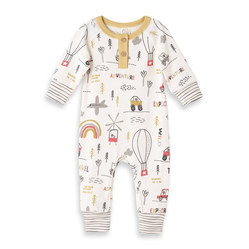 Tesa Babe Baby Boy Clothes NEW! Adventuresome Henley Romper