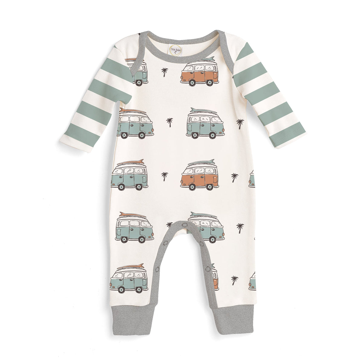 Tesa Babe Baby Boy Clothes 6-12M / Romper Road Trip Romper