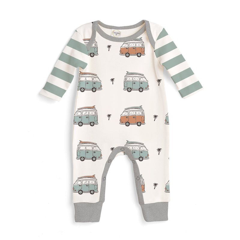 Tesa Babe Baby Boy Clothes 6-12M / Romper Road Trip Romper