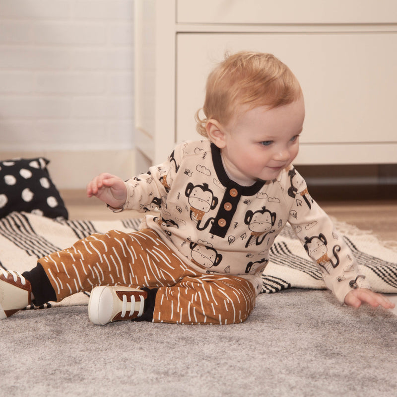 Tesa Babe Baby Boy Clothes SALE! Funky Monkey Top & Bottom