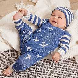 Tesa Babe Baby Boy Gift Sets 3-Pc Gift Set Baby Boy Airplanes