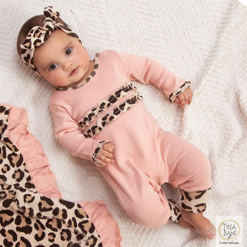 Tesa Babe Baby Gift Sets Baby Girl Pink & Leopard Gift Set
