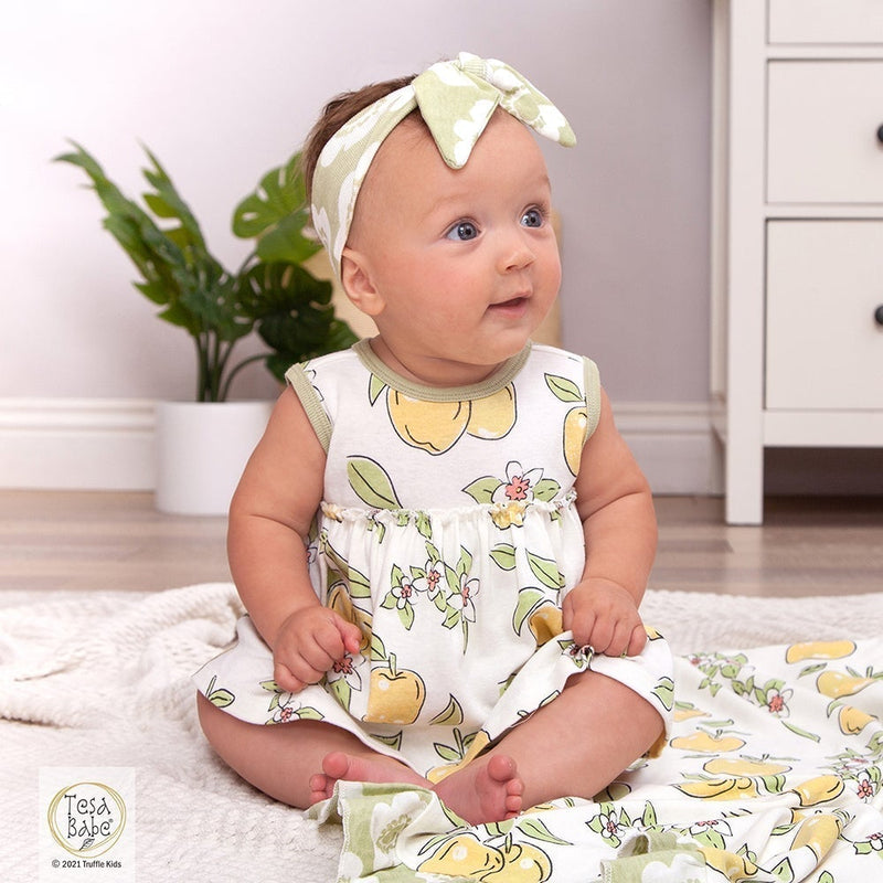 Tesa Babe Baby Girl Clothes Apple Blossoms Baby Girl Skirted Bodysuit