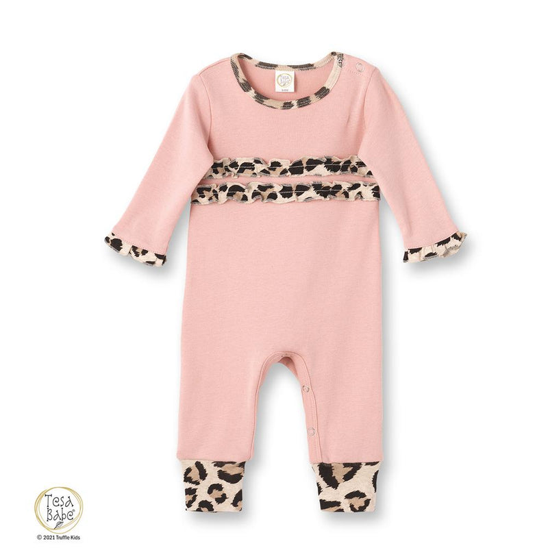 Tesa Babe Baby Girl Clothes Baby Girl Pink & Leopard Gift Set