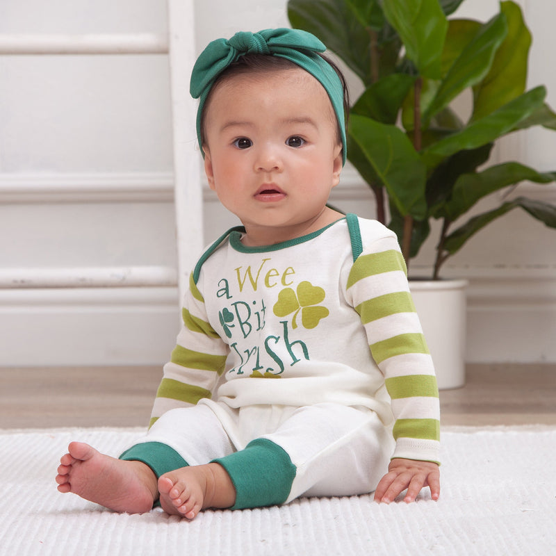 Tesa Babe Baby Girl Clothes Baby Girl "Wee Bit Irish" Romper