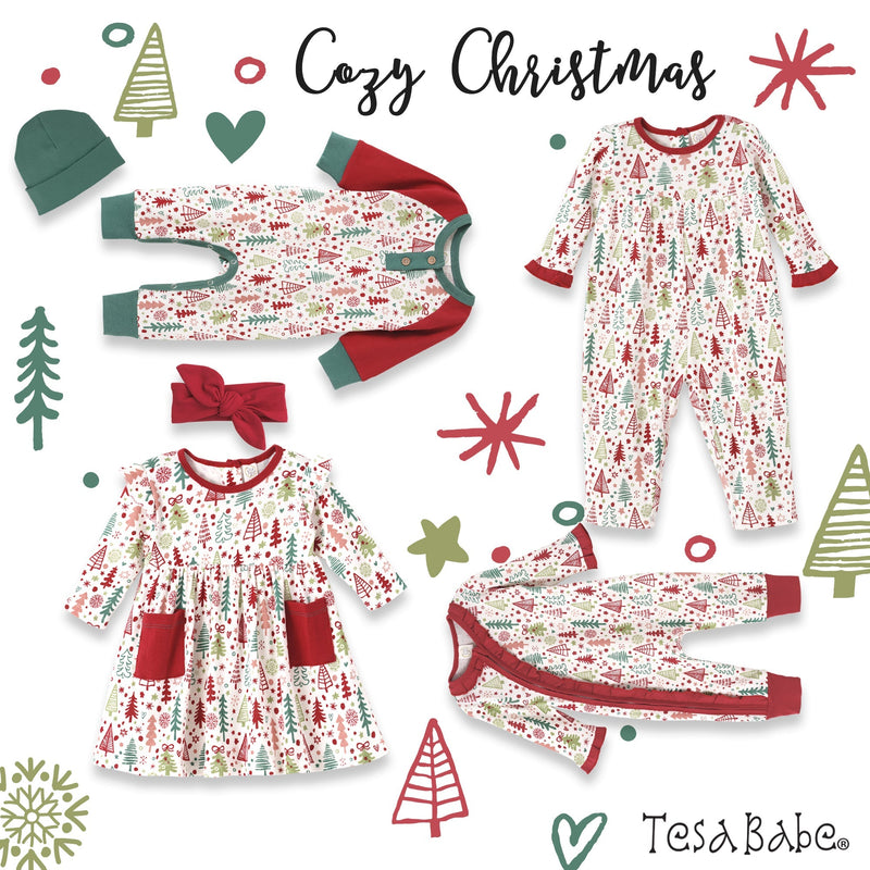 Tesa Babe Baby Girl Clothes Cozy Christmas Pocket Dress