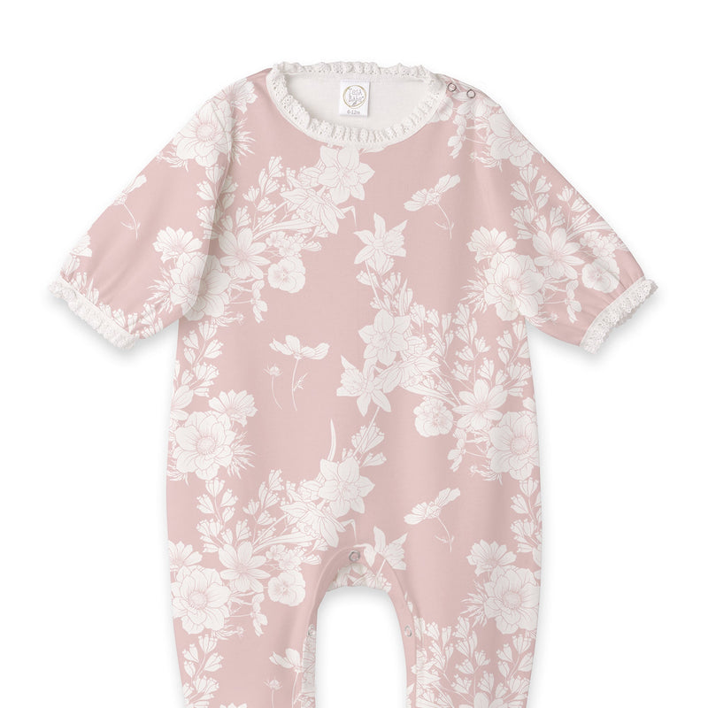 Tesa Babe Baby Girl Clothes Pink Floral Romper