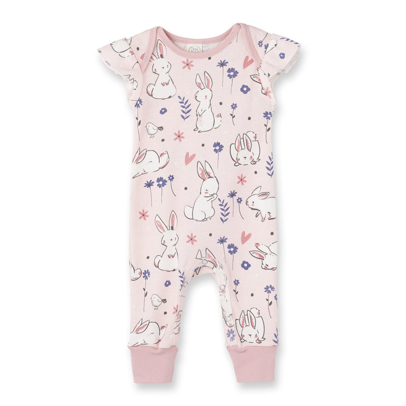 Tesa Babe Baby Girl Clothes Sale! Easter Bunnies & Flowers Romper