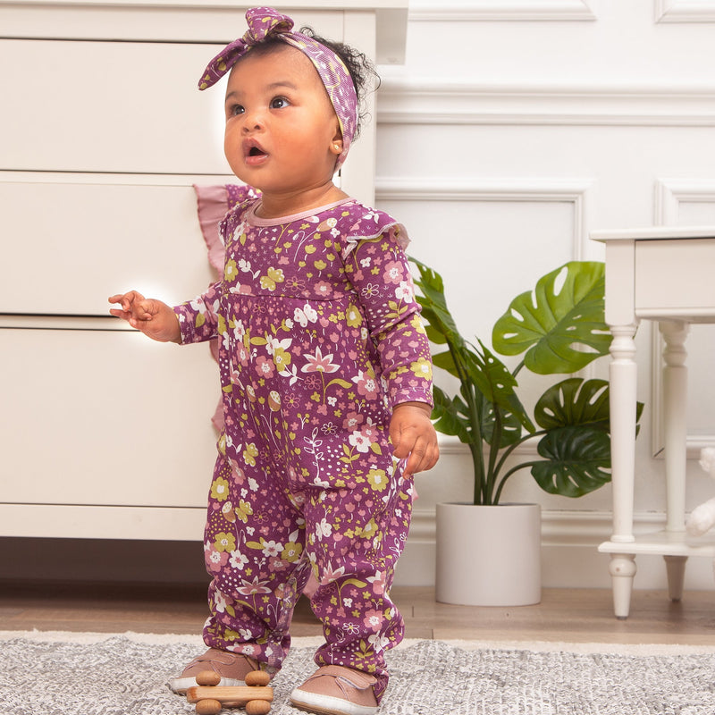 Tesa Babe Baby Girl Clothes Wallflowers Empire Waist Bubble Romper