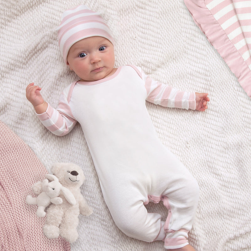 Tesa Babe Baby Girl Gift Sets Copy of 2-Pc Gift Set Pink Stripe