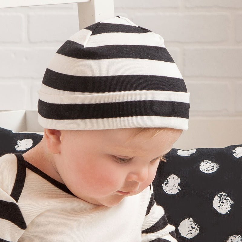 Tesa Babe Baby Hats Hat Black Stripes
