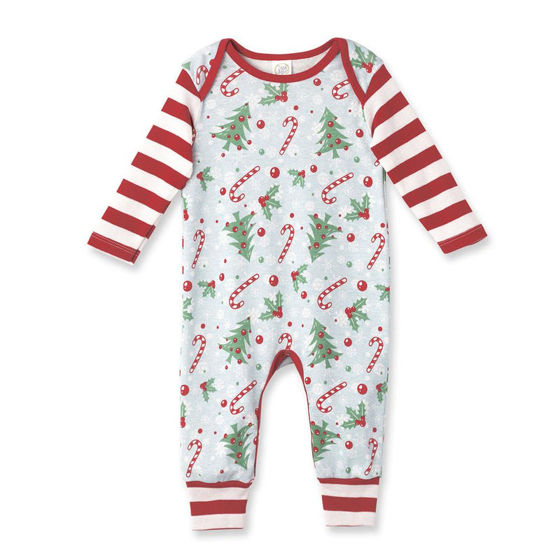 Tesa Babe Baby Unisex Clothes Baby Candy Cane Striped Christmas Romper