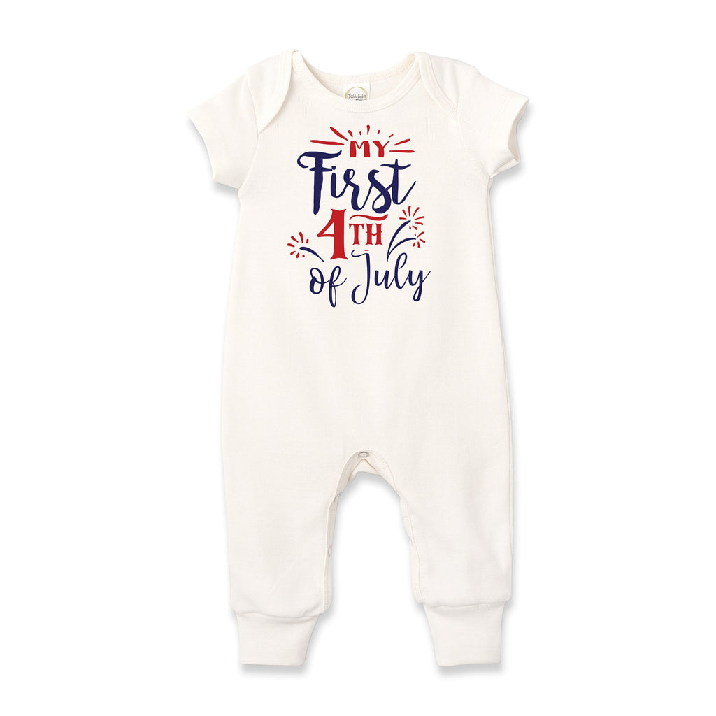 Tesa Babe Baby Unisex Clothes Romper / 0-3M My First 4th of July Romper