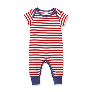Tesa Babe Baby Unisex Clothes Romper / 0-3M Red White & Blue Romper