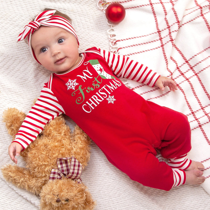 Tesa Babe Baby Unisex Clothes SALE!  My 1st Christmas Stocking Romper