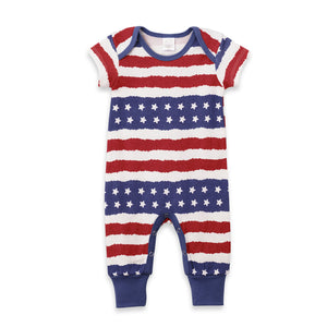 Tesa Babe Baby Unisex Clothes Romper / 0-3M Stars & Stripes Romper