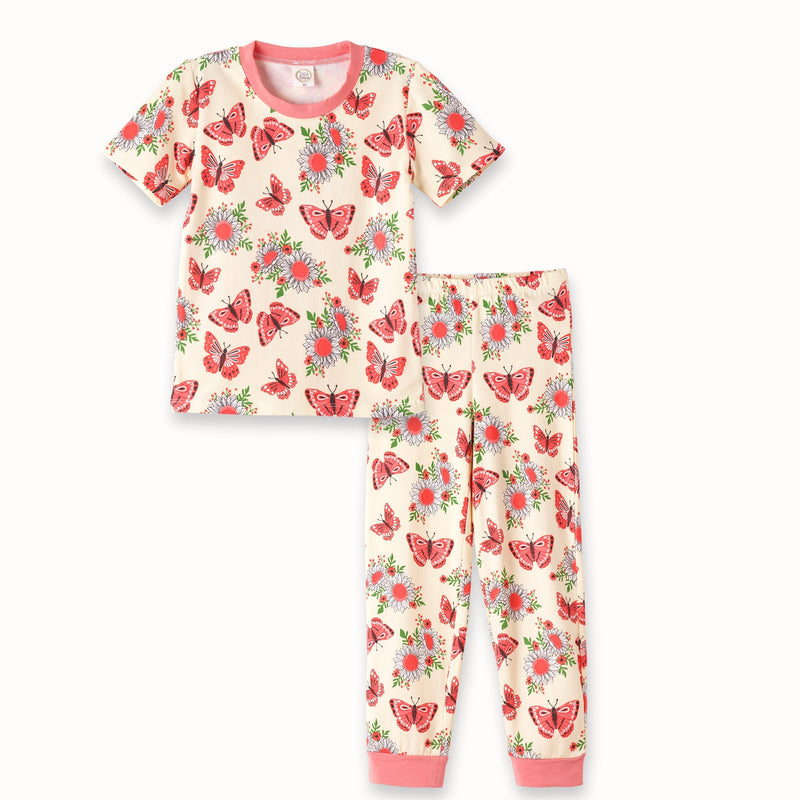 Tesa Babe Base Product 2T Boho Picnic Kid's Tee & Pants Pajama Set