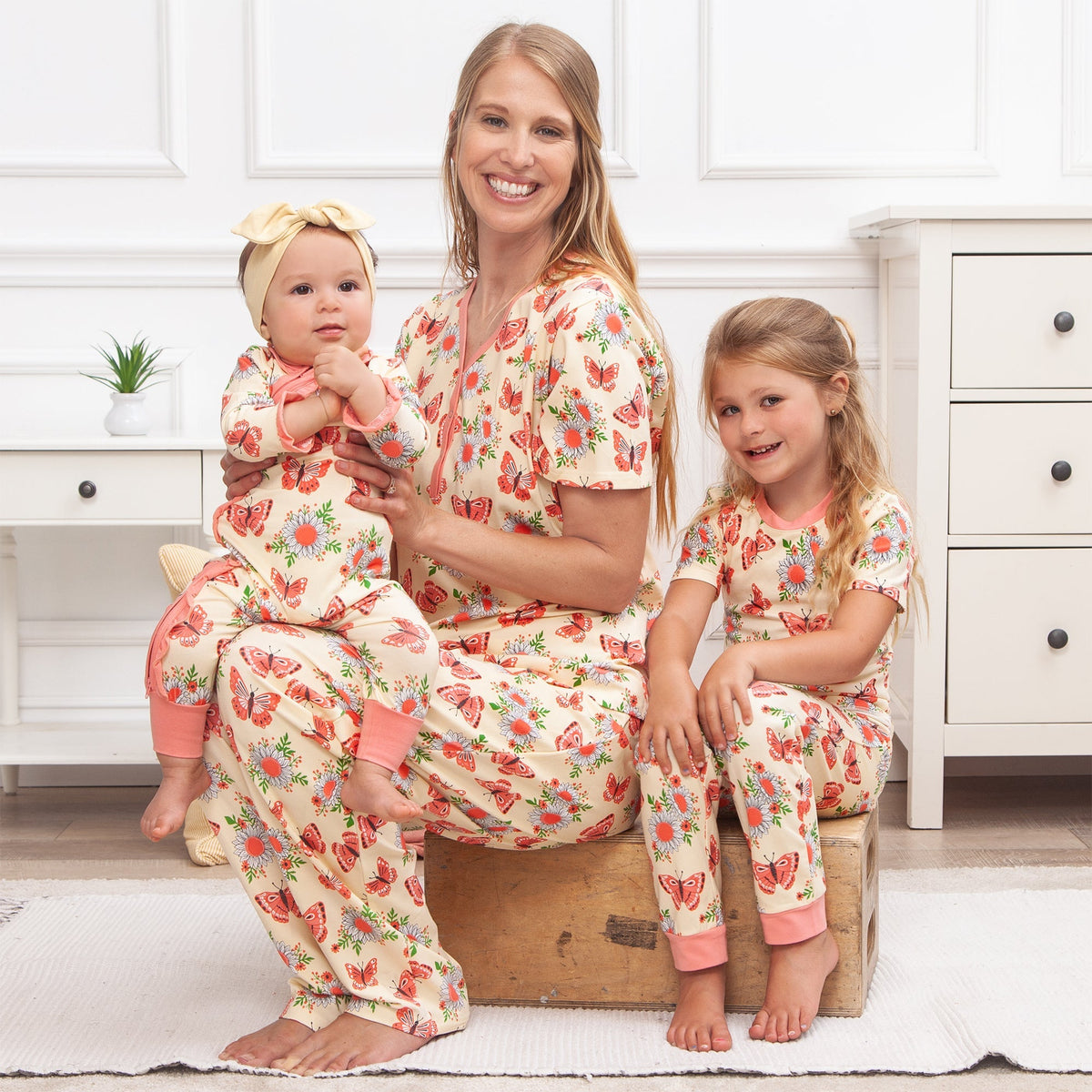 Tesa Babe Base Product Boho Picnic Women's Pajama Set