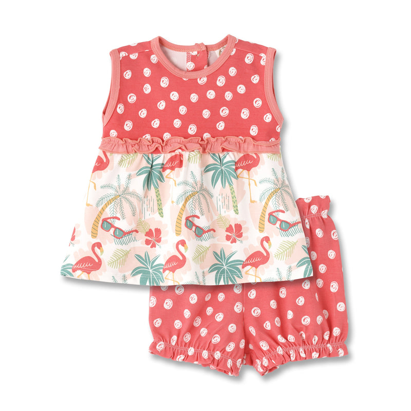 Tesa Babe Base Product 3-6M Copa Cabana Sleeveless Top & Bloomers