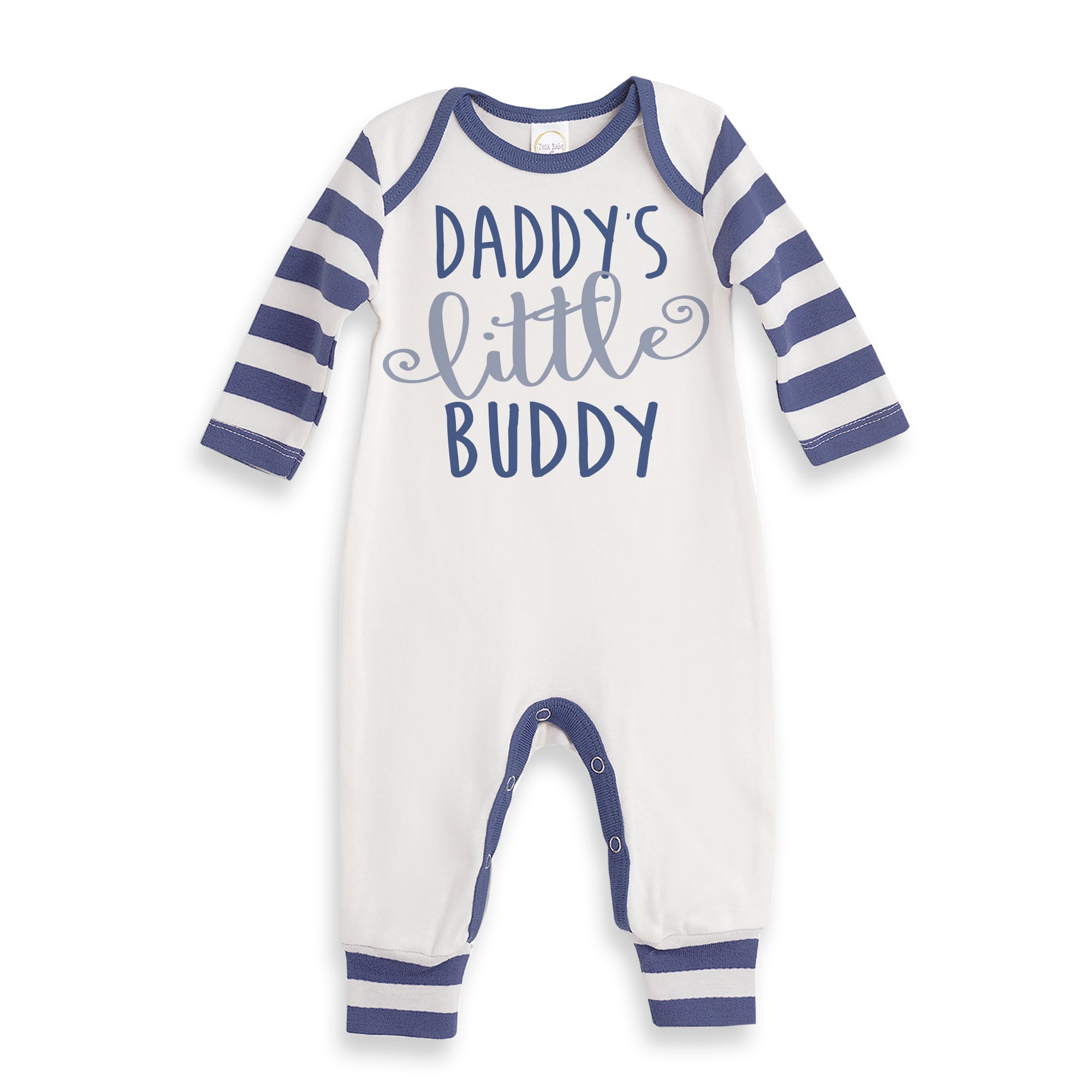 Navy Daddy's Buddy Cotton Bodysuit