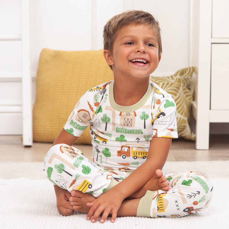 Tesa Babe Base Product Farmers Market Kid's Tee & Pants Pajama Set - Toddler