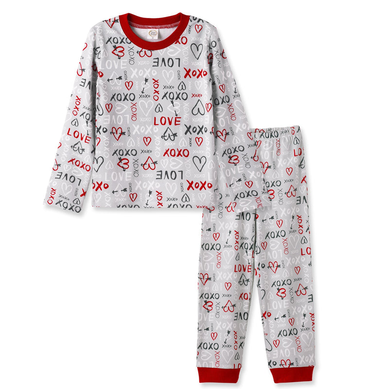 Tesa Babe Base Product 2T LOVE Kid's Pajama Set