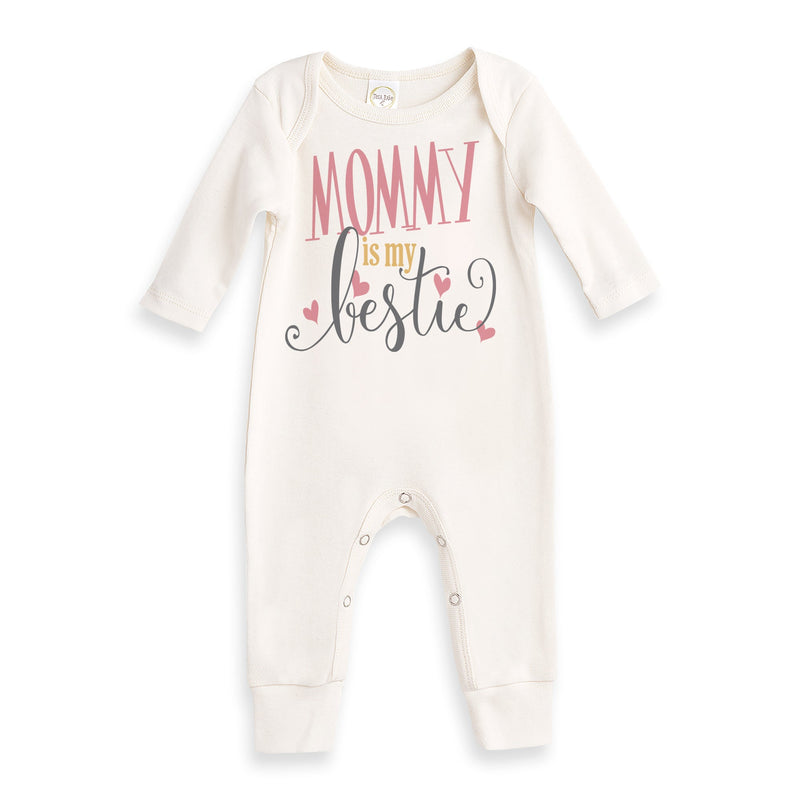 Tesa Babe Base Product Mommy Is My Bestie Ivory Romper