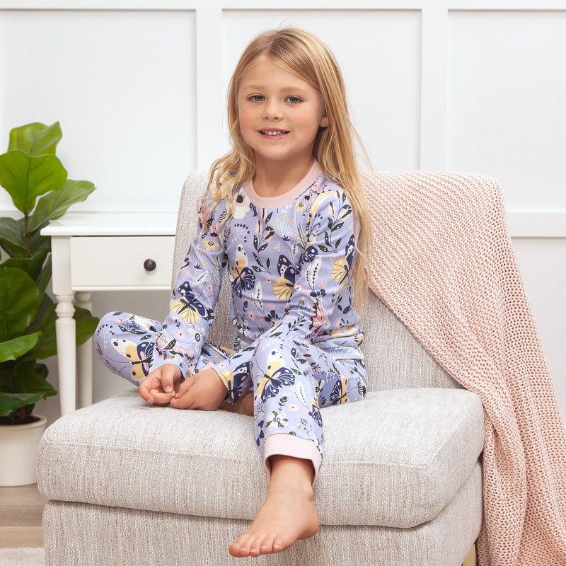 Tesa Babe Childrens Pajamas Butterfly Dreams Kid's Pajama Set