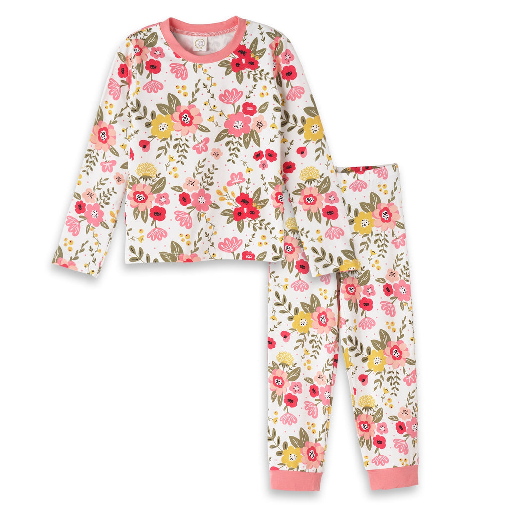 Tesa Babe Childrens Pajamas Floral Garden Kids Pajama Set