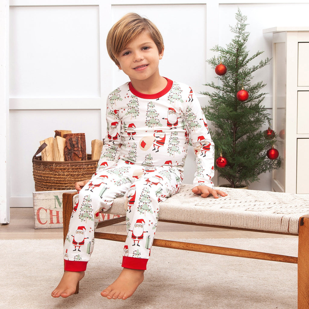 Tesa Babe Childrens Pajamas Here Comes Santa Kid's Pajama Set