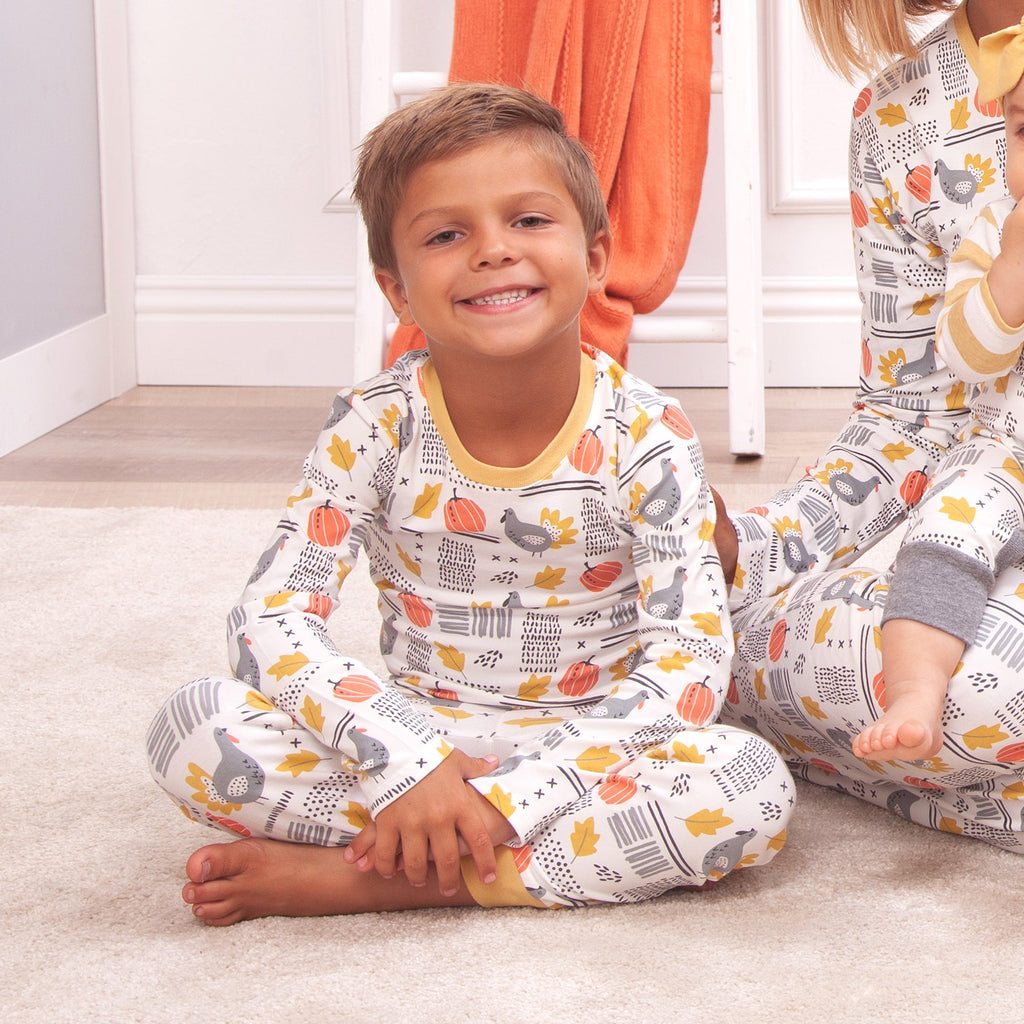 Tesa Babe Childrens Pajamas Turkey Trot Kid's Pajama Set