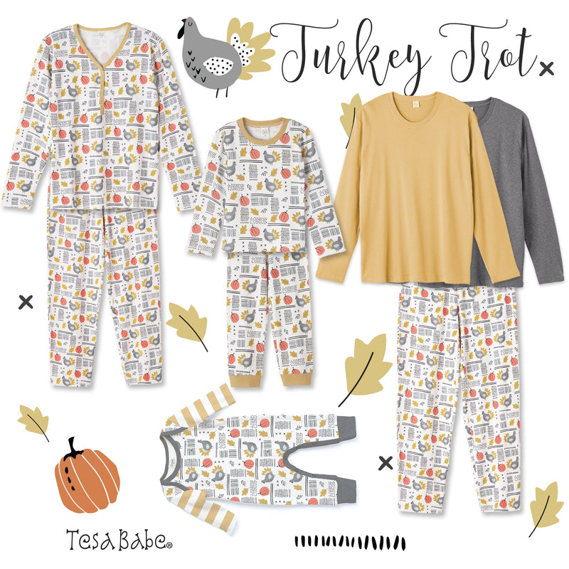 Tesa Babe Childrens Pajamas Turkey Trot Kid's Pajama Set
