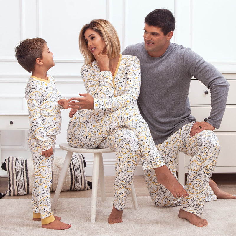 Tesa Babe Men's Pajamas Celebrate New Year's Men's Pajama Pants