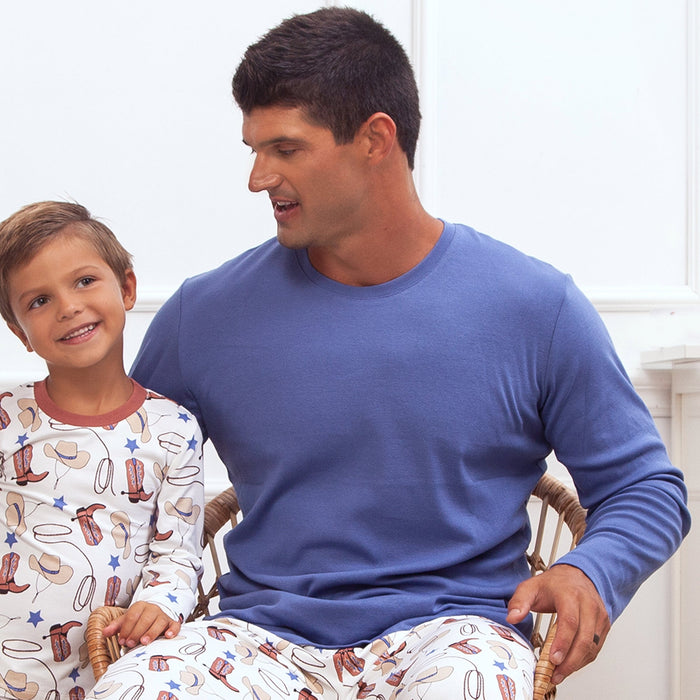 Tesa Babe Men's Tee Indigo Blue Men's Long Sleeve Tee