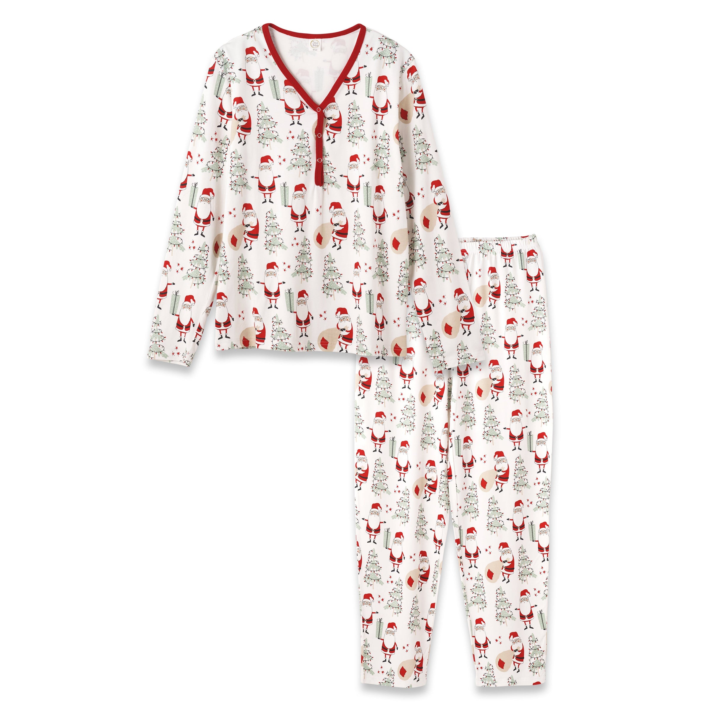 Christmas Santa Bamboo Women's Pajama Set – Tesa Babe